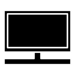 monitor ghlyp icon, icon, screen, technology, monitor, vector, digital, computer, symbol, electronic, device, display, pc, illustration, set, internet, phone, web, mobile, sign, network, tablet, lapto