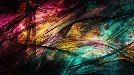 Colorful Abstract Graphic | AI Generate