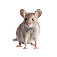 House mouse. Isolated on transparent background.