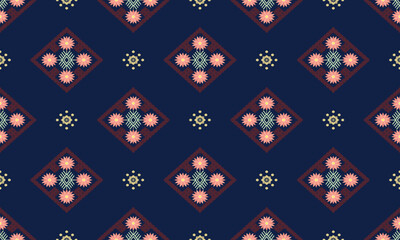 Geometric ethnic pattern for background,fabric,wrapping,clothing,wallpaper,batik,carpet,embroidery style.	
