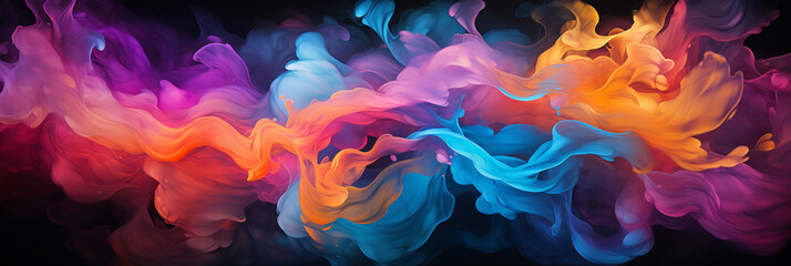 Fototapeta na wymiar Abstract colorful Graphic motion on background, creative waves of gradient color smoke and liquid
