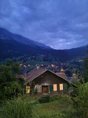 house in the mountains