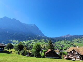 Obraz premium village in the mountains