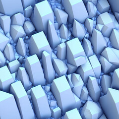 Crystalline Endless background, Seamless pattern. Generative AI.