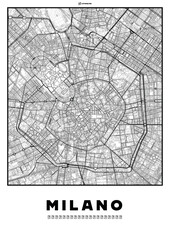 Milano City Map