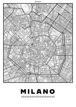Milano City Map