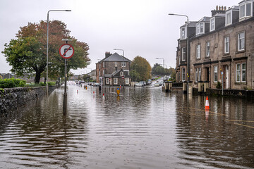 Flooded Roads as a result of heavy rainfall