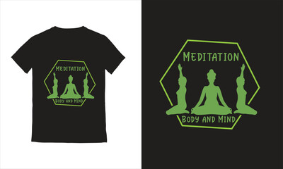 Vector Yoga Girls Vector yoga t-shirt design.