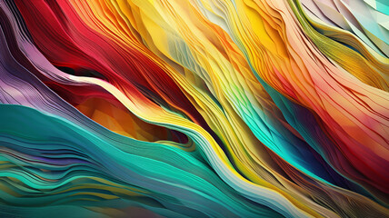Abstract Graphic Colors Wallpaper | AI Generate