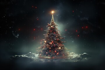  Christmas tree in space