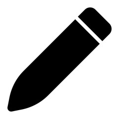 pencil glyph icon