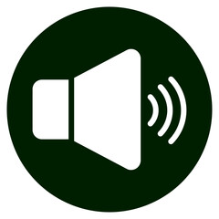 speaker glyph icon