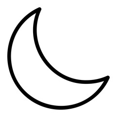 night mode line icon