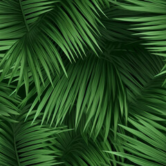 Green palm leaf background
