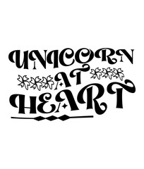 Unicorn  Vector, Elements and Craft Design.