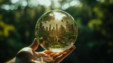 Fotobehang Future Vision Green City © Alexander Limbach