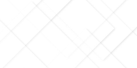 Abstract white and gray paper layers technology modern background,minimal tech lines white light grey modern seamless business technology concept geometric shapes.