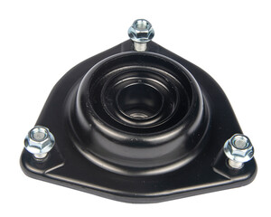Top view ,Automotive Shock absorber mounting kit isolated on white background.