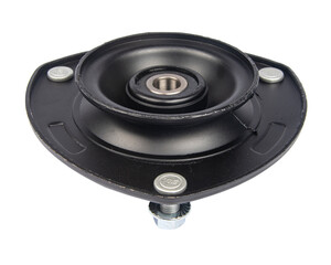 Top view ,Automotive Shock absorber mounting kit isolated on white background.