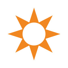 Obraz premium Sun Vector illustration Icon Logo Template design