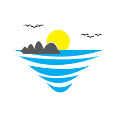 Sun Vector illustration Icon Logo Template design