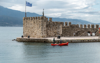 old castle Nafpaktos, Greece