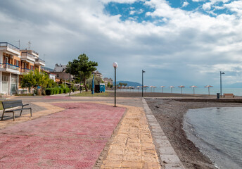 Obraz premium Sea Town in Greece