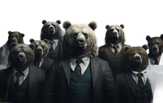 The Wall Street Bully A Poster Spotlighting Powerful Bears