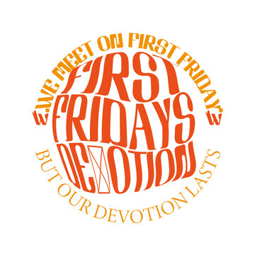 First Fridays Devotion T-shirt Design