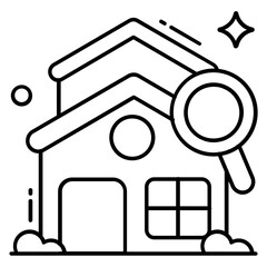 Premium download icon of home relocation