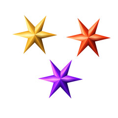 merry christmas star or christmas decoration element 