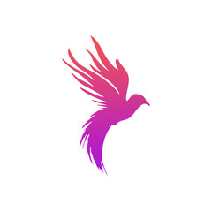 bird icon logo vector illustration