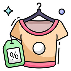 Premium download icon of shirt discount 