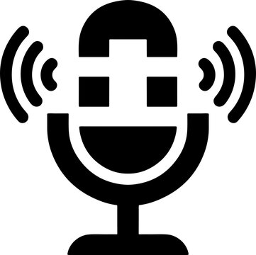 recommend clip art: Isolated Microphone Clipart Graphic for Podcast, Recording Studio, and Vocal Recording