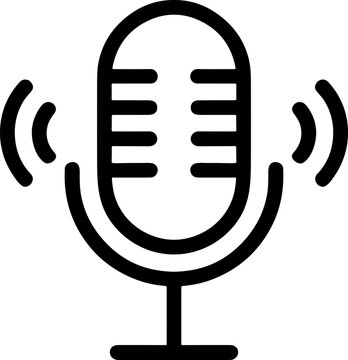 recommend clip art: Isolated Microphone Clipart Graphic for Podcast, Recording Studio, and Vocal Recording