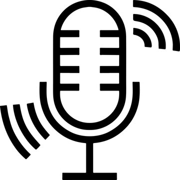 recommend clip art: Isolated Microphone Clipart Graphic for Podcast, Recording Studio, and Vocal Recording