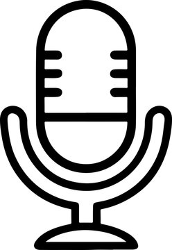 recommend clip art: Isolated Microphone Clipart Graphic for Podcast, Recording Studio, and Vocal Recording