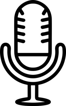 recommend clip art: Isolated Microphone Clipart Graphic for Podcast, Recording Studio, and Vocal Recording