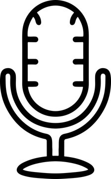 recommend clip art: Isolated Microphone Clipart Graphic for Podcast, Recording Studio, and Vocal Recording