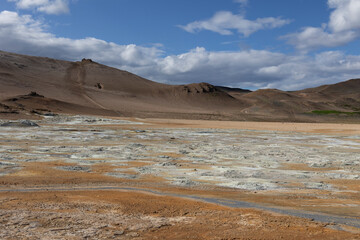 Namaskard geothermal beauty landscape