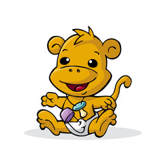 Baby Monkey cartoon
