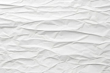 Obraz premium Vintage Grunge Crumpled White Paper Texture Background