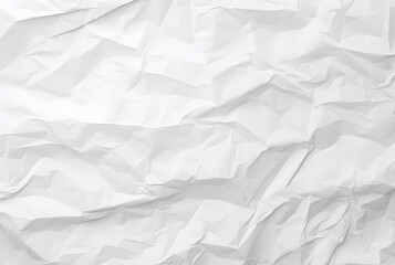 Obraz premium Vintage Grunge Crumpled White Paper Texture Background