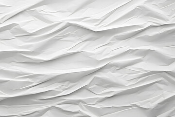 Obraz premium Vintage Grunge Crumpled White Paper Texture Background