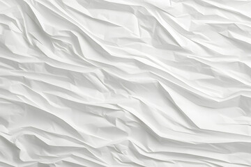 Obraz premium Vintage Grunge Crumpled White Paper Texture Background