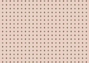 Pattern white brown on cream symbol abstract tribal geometric vintage styled retro classic illustration decorative template backdrop wallpaper print textile fabric cloth rug tile