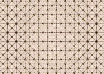 Pattern abstract tribal cream brown geometric squares vintage style retro classic illustration decorative template backdrop wallpaper print textile fabric cloth rug tile