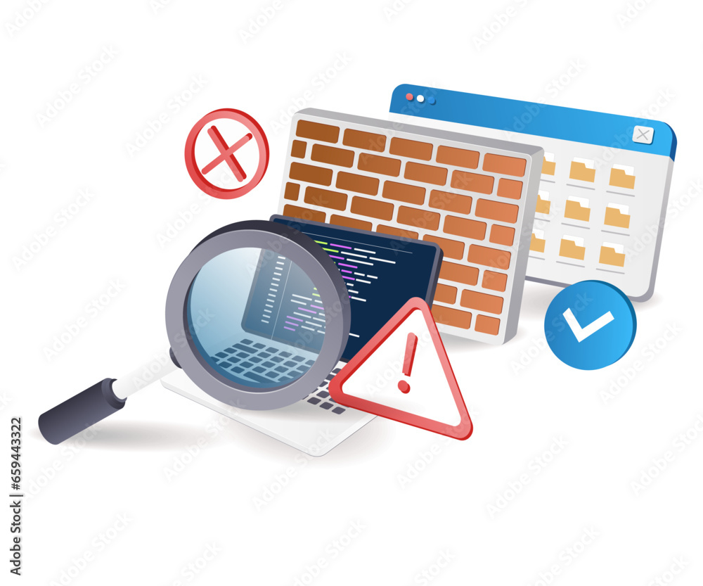 Poster server technology security wall system