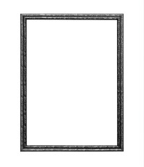 black textured photo frame yang background