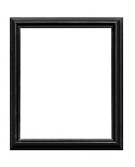 Obraz premium wooden photo frame isolated white background